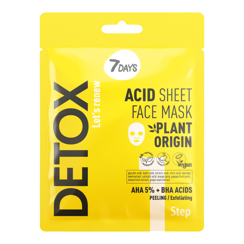 ACID DETOX SHEET MASK  STEP 1
