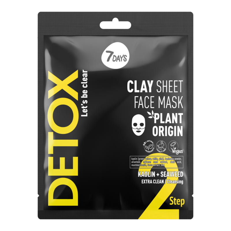 KAOLIN DETOX SHEET MASK STEP 2